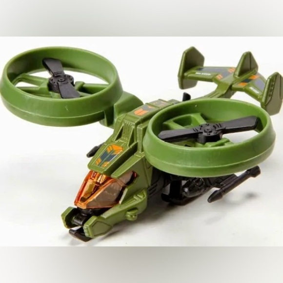 matchbox Other - Green Helicopter Toy